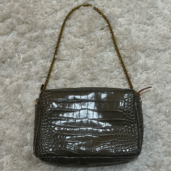 Clare V Handbags - Clare Vivier Marisol bag in fog croco - worn once
